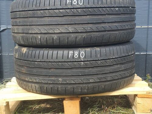 357013608429-2 2x Sommerreifen 235/45 R19 99V Continental ContiSportContact (MIL) DOT18 5mm F80 – Bild 1
