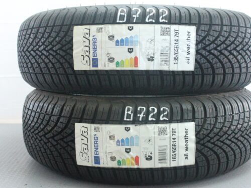 358129201917 2x Neu Ganzjahresreifen Sava AllWeather 165/65 R14 79T Dot1922 B722 – Bild 1