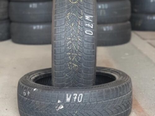 358157551967 2x Winterreifen Dunlop SPWinter 4D DSST (RSC) 205/45 R17 88V Dot2718 6-6,5mm W70 – Bild 1